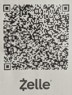 QR-код Zelle для пожертв