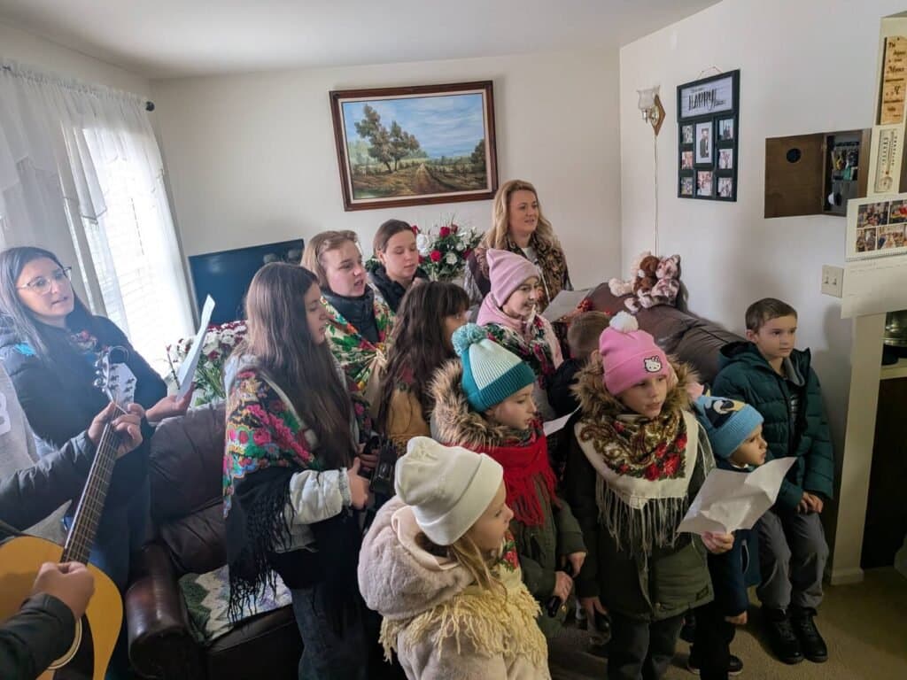 Коляда під час візиту